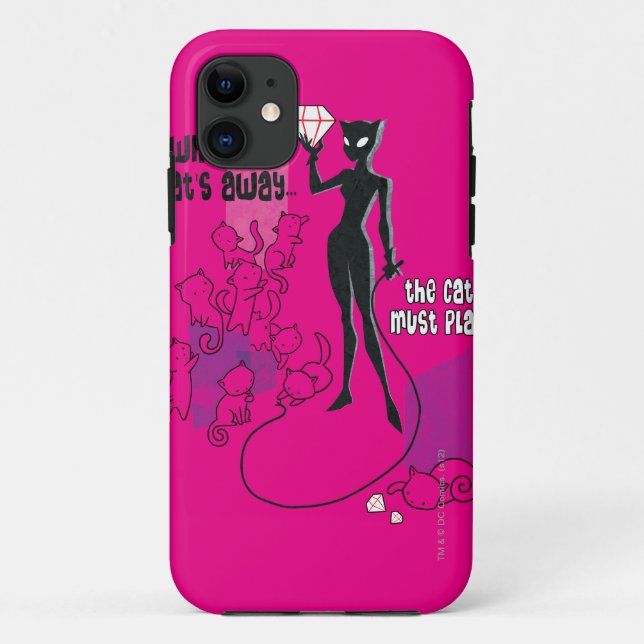 Capa Para iPhone Da Case-Mate Cat must play (Verso)
