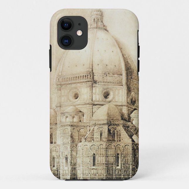 Capa Para iPhone Da Case-Mate Catedral de Florença do leste, 'dos fragmentos (Verso)