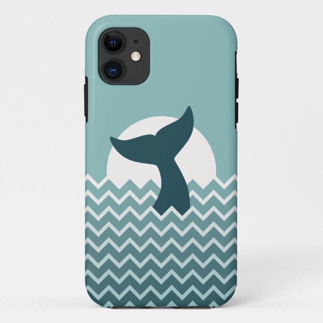 Capa Para iPhone Da Case-Mate Cauda da baleia (Verso)