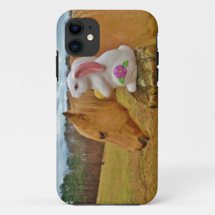 Capa Para iPhone Da Case-Mate Cavalo Amarelo, Coelho Primavera