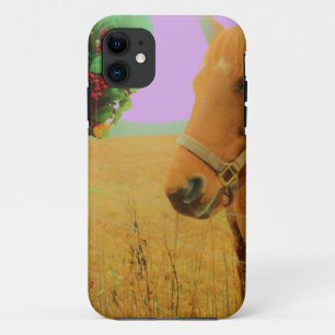 Capa Para iPhone Da Case-Mate Cavalo de Natal do céu cor-de-rosa