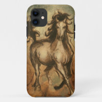 Cavalo selvagem e cores quentes