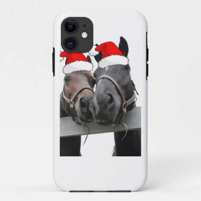 Capa Para iPhone Da Case-Mate Cavalos de Natal (Verso)