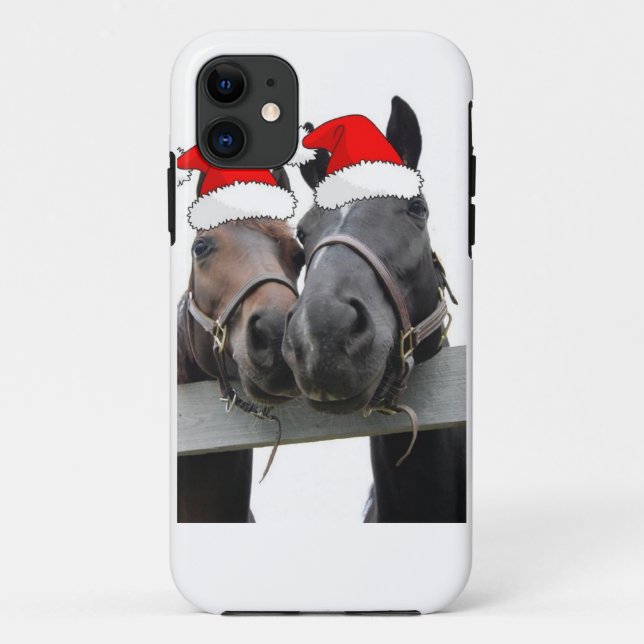 Capa Para iPhone Da Case-Mate Cavalos de Natal (Verso)