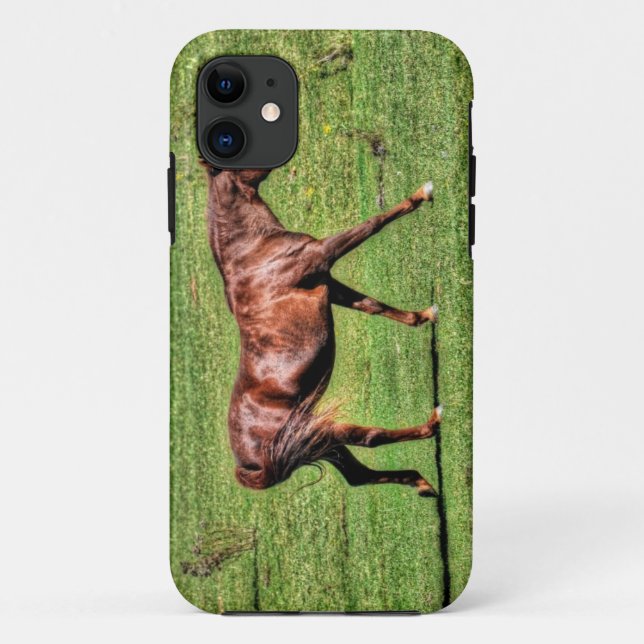 Capa Para iPhone Da Case-Mate Cavalos - Tema Ocidental Americano (Verso)
