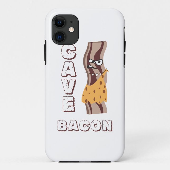 Capa Para iPhone Da Case-Mate Cave Bacon (Verso)