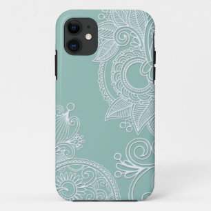 Capa Para iPhone Da Case-Mate Cerceta gravada Paisley de Boho