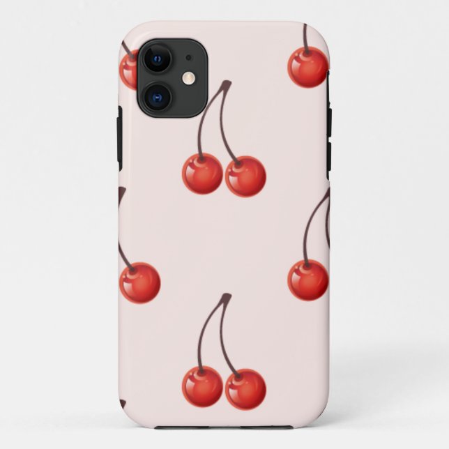 Capa Para iPhone Da Case-Mate cerejas rosa (Verso)