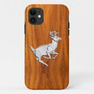 Capa Para iPhone Da Case-Mate Cervos Running de prata na decoração da teca