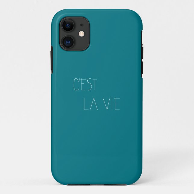 Capa Para iPhone Da Case-Mate C'est La Vie - Essa é a vida (Verso)