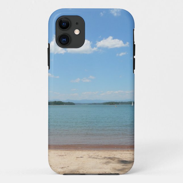 Capa Para iPhone Da Case-Mate Céu azul da praia (Verso)