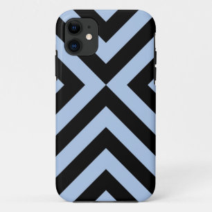 Capa Para iPhone Da Case-Mate Cevrons Azul-Claro e Preto