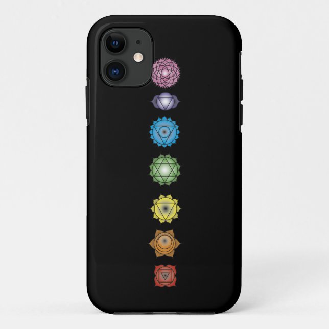 Capa Para iPhone Da Case-Mate chakras da ioga (Verso)