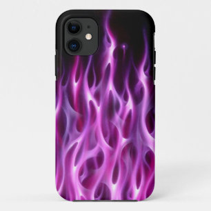 Capa Para iPhone Da Case-Mate Chamas violetas - caso do iPhone 5