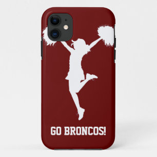 Capa Para iPhone Da Case-Mate Cheerleading customizável do cheerleader do fundo