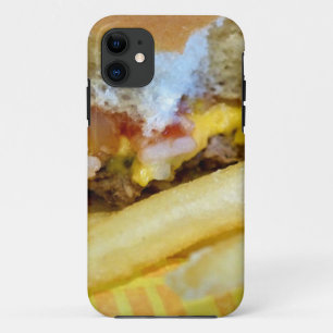 Capa Para iPhone Da Case-Mate Cheeseburger e fritadas