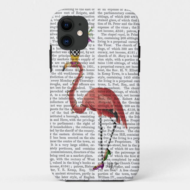 Capa Para iPhone Da Case-Mate Cheio Mardi Gras Flamingo (Verso)