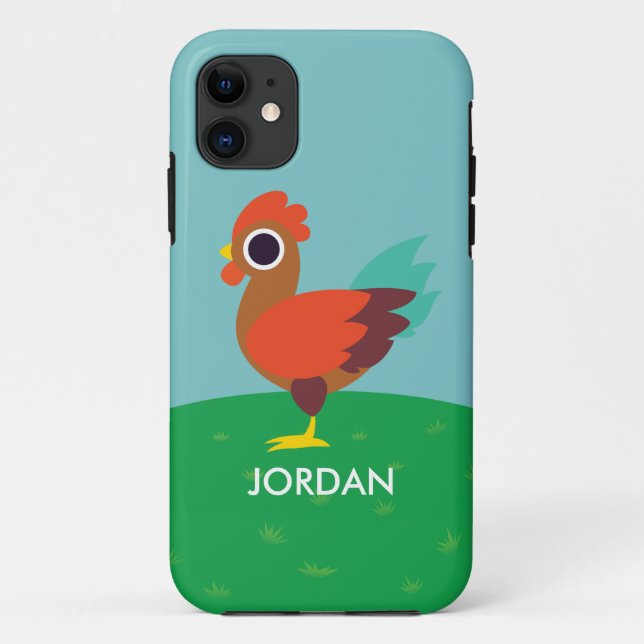 Capa Para iPhone Da Case-Mate Chester o galo (Verso)