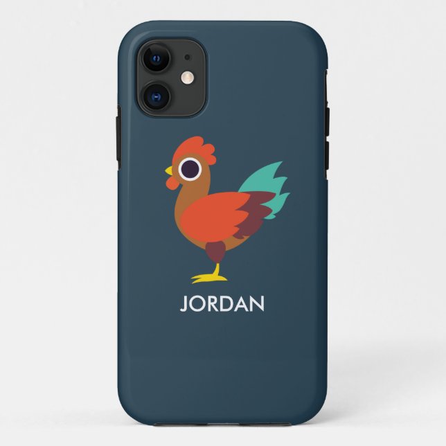 Capa Para iPhone Da Case-Mate Chester o galo (Verso)
