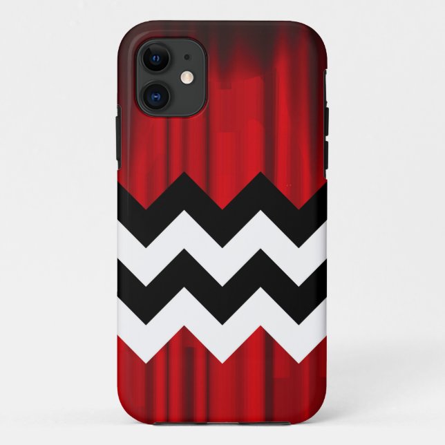 Capa Para iPhone Da Case-Mate chevon preto (Verso)