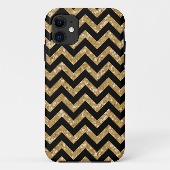 Capa Para iPhone Da Case-Mate Chevron Glitter Look iPhone 5 Tough Xtreme Case (Verso)