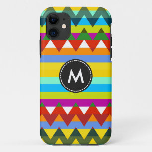 Capa Para iPhone Da Case-Mate Chevron na moda listra o teste padrão #5