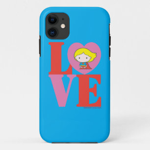Capa Para iPhone Da Case-Mate Chibi Supergirl LOVE