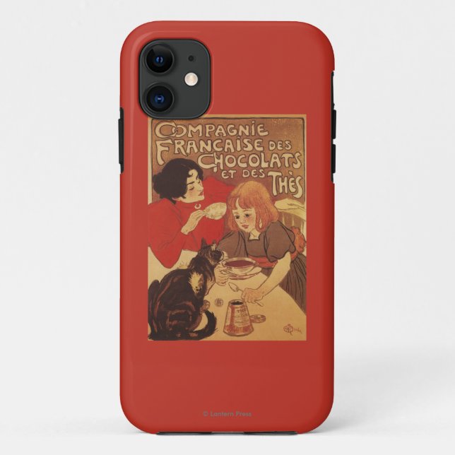 Capa Para iPhone Da Case-Mate Chocolate e Tea Co Mãe e Filha (Verso)