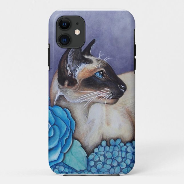 Capa Para iPhone Da Case-Mate Chocolate Point Siamese Cat (Verso)
