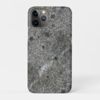 Cinza Granite Rock com Moss Verdes
