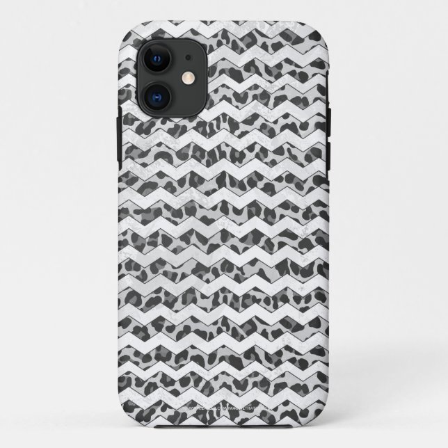 Capa Para iPhone Da Case-Mate Cinza-leopardo-guará e Cinza-luz (Verso)