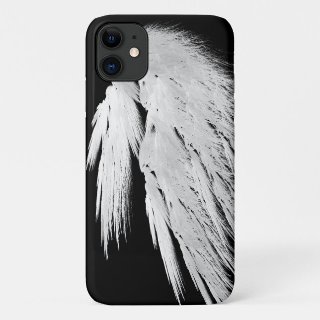 Capa Para iPhone Da Case-Mate CINZAS ANGEL WINGS Tocadas Penas Diretas Personali (Verso)