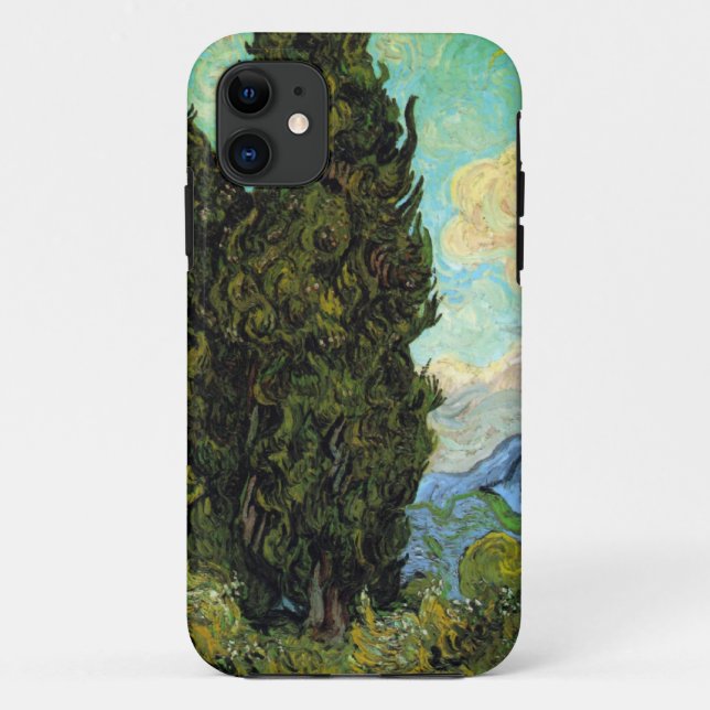 Capa Para iPhone Da Case-Mate Ciprestes de Van Gogh (Verso)