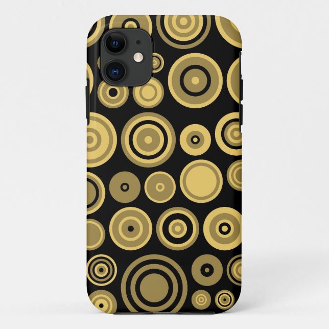 Capa Para iPhone Da Case-Mate Círculos de colheita sem costura (Verso)