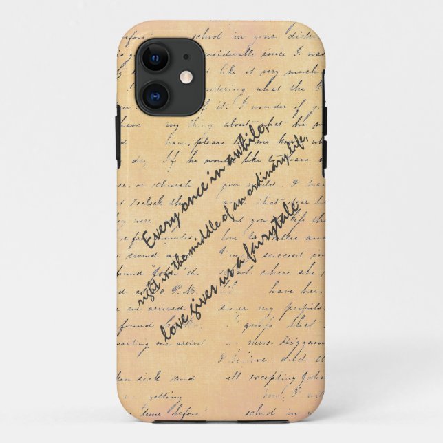 Capa Para iPhone Da Case-Mate Citação do Amor e Contato (Verso)