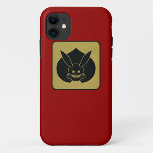 Capa Para iPhone Da Case-Mate Clan Kamon Red Laquer e Dourado Rabbit