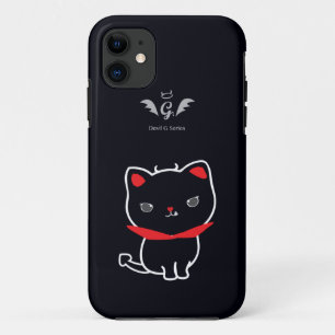Capa Para iPhone Da Case-Mate Clássico de Nikolas do gato do diabo