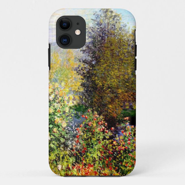 Capa Para iPhone Da Case-Mate Claude Monet Um Canto do Jardim em Montgeron (Verso)