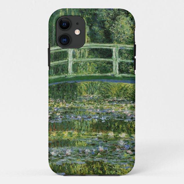 Capa Para iPhone Da Case-Mate Claude Monet Water Lily e Ponte Japonesa (Verso)