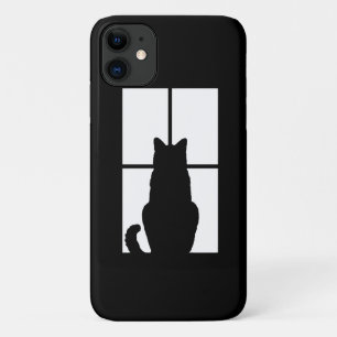 Capa Para iPhone Da Case-Mate Clique do gato da janela para personalizar a
