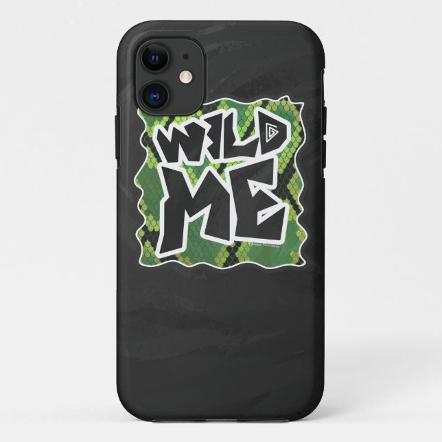 Capa Para iPhone Da Case-Mate Cobra Preta e Verde Estampa Selvagem (Verso)