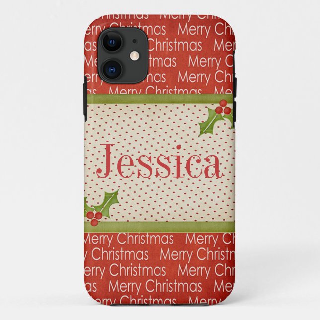 Capa Para iPhone Da Case-Mate Cobrir customizável do iphone 5 do Feliz Natal (Verso)