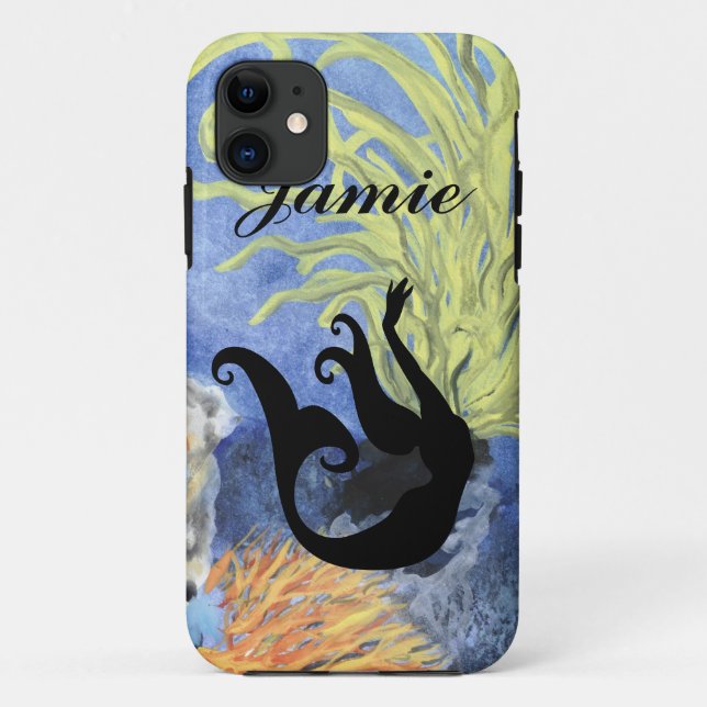 Capa Para iPhone Da Case-Mate cobrir de iphone da sereia oceânica (Verso)