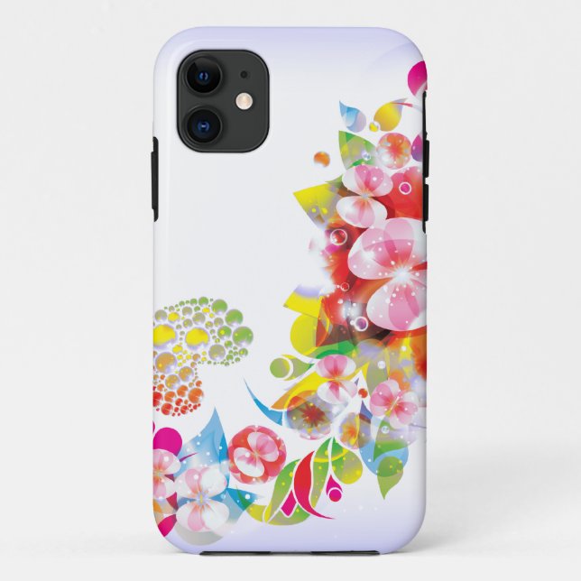 Capa Para iPhone Da Case-Mate Cobrir floral do iphone da fantasia (Verso)