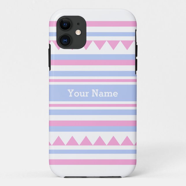 Capa Para iPhone Da Case-Mate Cobrir iPhone personalizado de padrão geométrico (Verso)