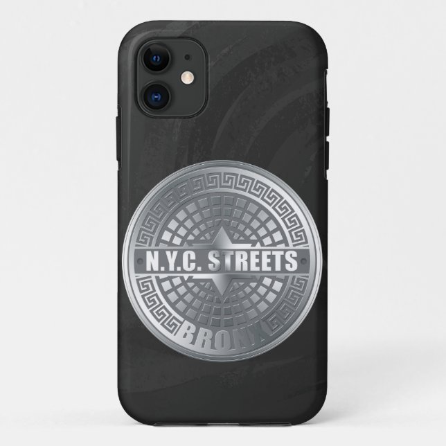 Capa Para iPhone Da Case-Mate Cobrir Manhole Bronx (Verso)