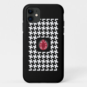 Capa Para iPhone Da Case-Mate Cobrir Ruby Stone Pied de Poule iPhone 5