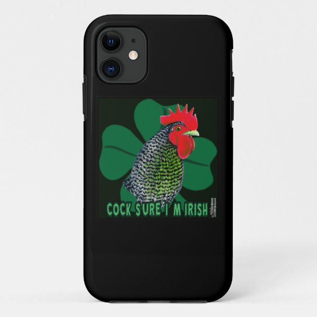 Capa Para iPhone Da Case-Mate Cocksure, sou irlandês! (Verso)