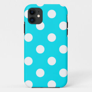 Capa Para iPhone Da Case-Mate Código ciano 00E3F4 do hex das bolinhas