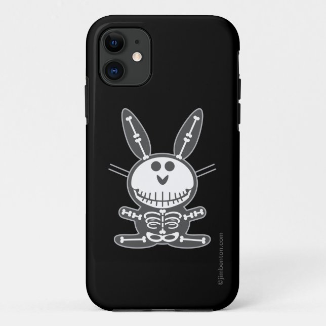 Capa Para iPhone Da Case-Mate Coelho de esqueleto (Verso)